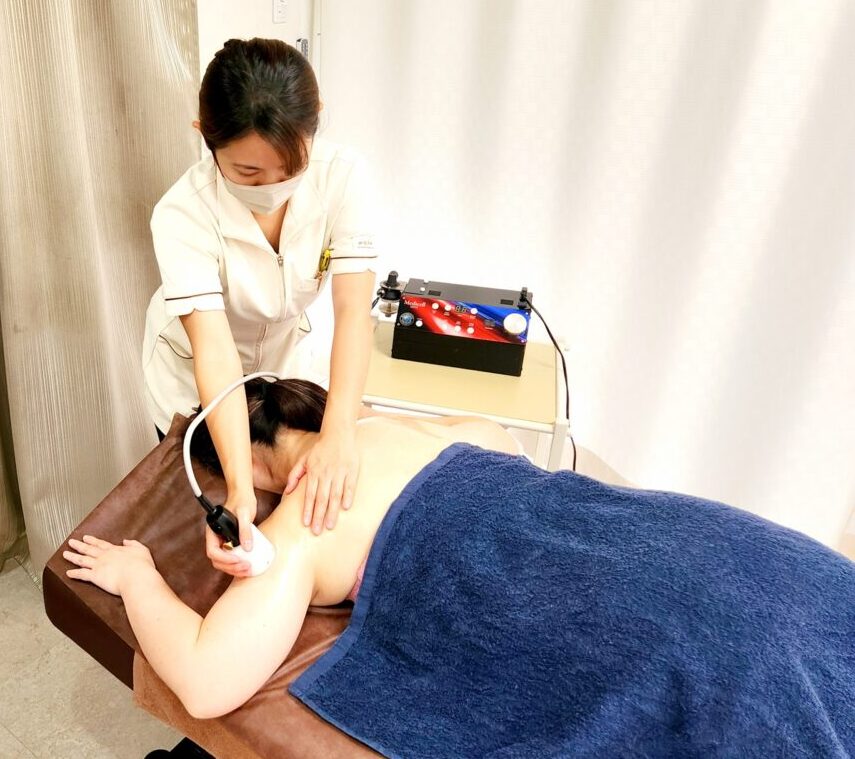 リンパ流し、肩こり